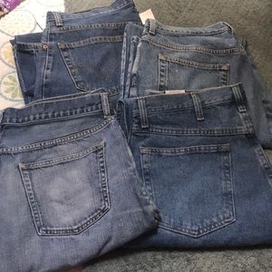 4 pairs men’s jeans!